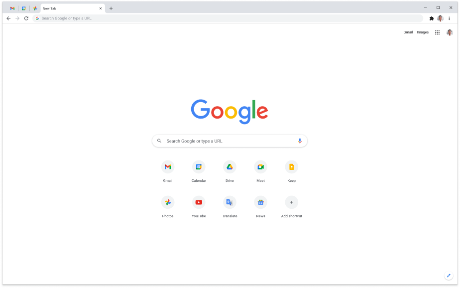 Prijenosno računalo na kojem se prikazuje početna stranica Google.com.