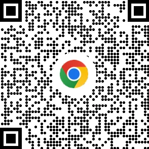 QR kôd za preuzimanje preglednika Chrome na mobilni uređaj